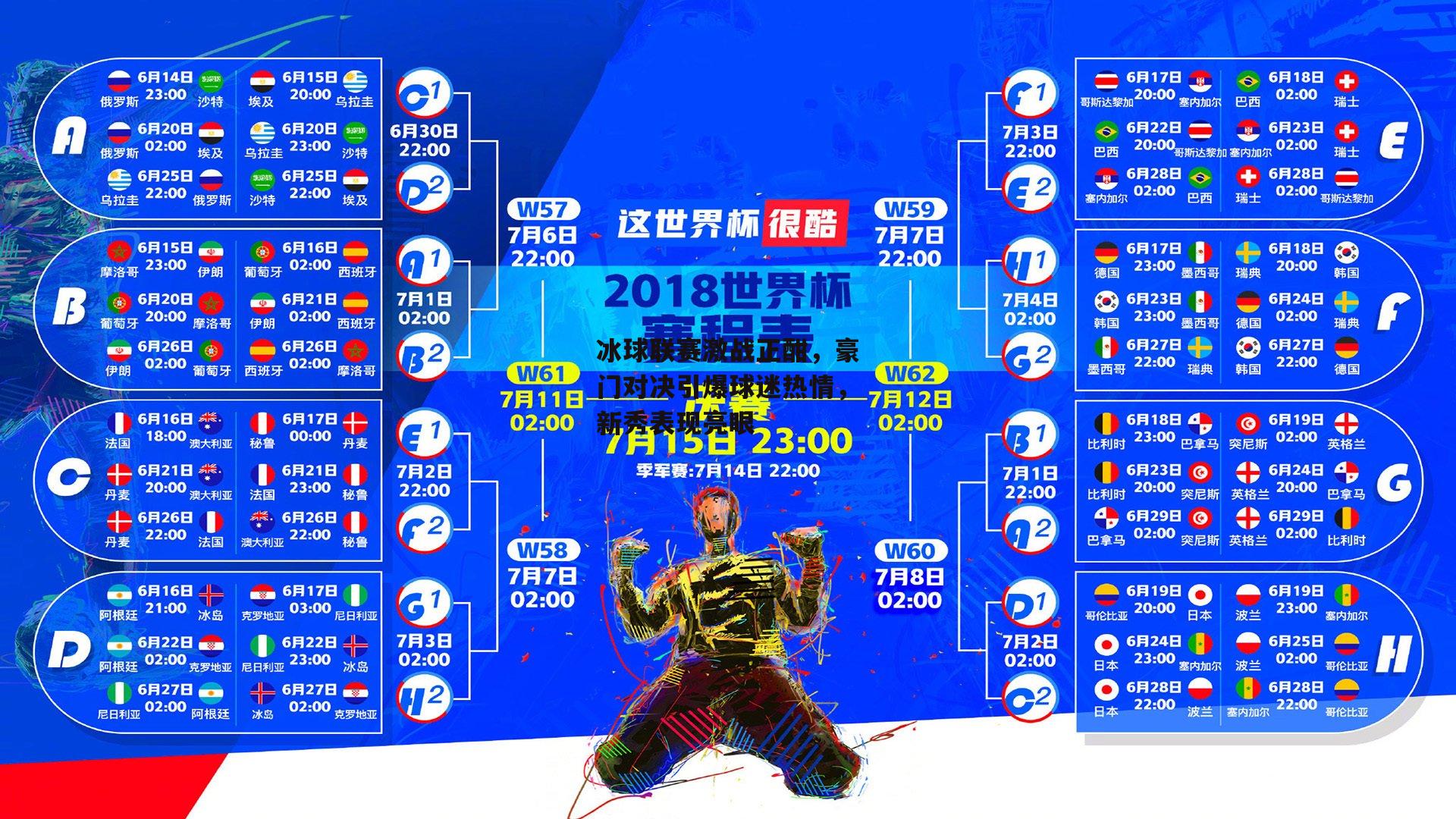 冰球联赛激战正酣，豪门对决引爆球迷热情，新秀表现亮眼